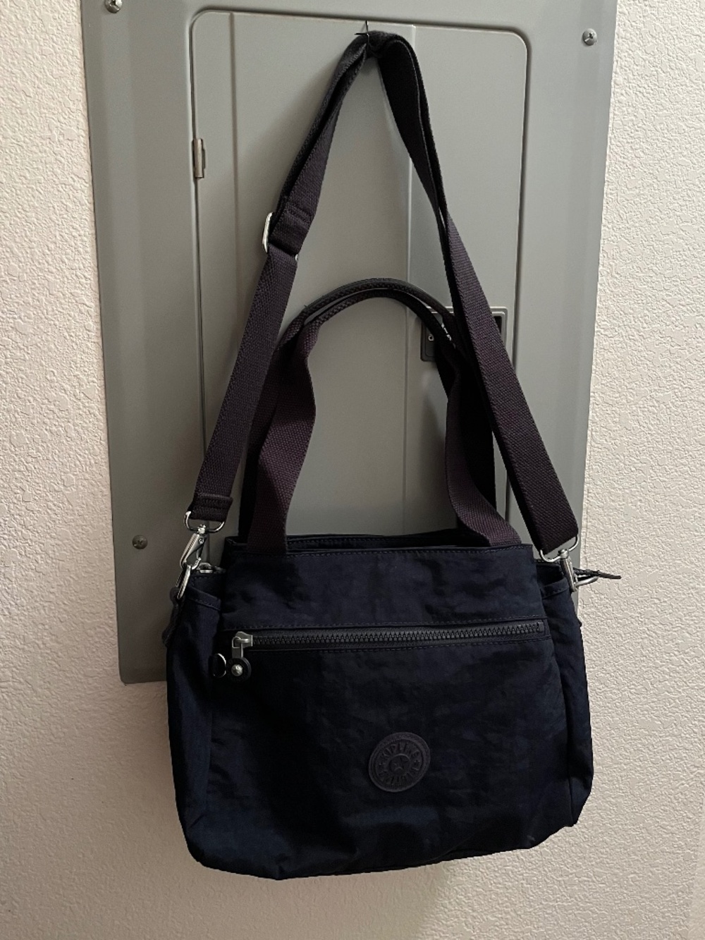 Kipling navy blue Elysia Women's Shoulder Bag w/ Adjustable Crossbody Strap